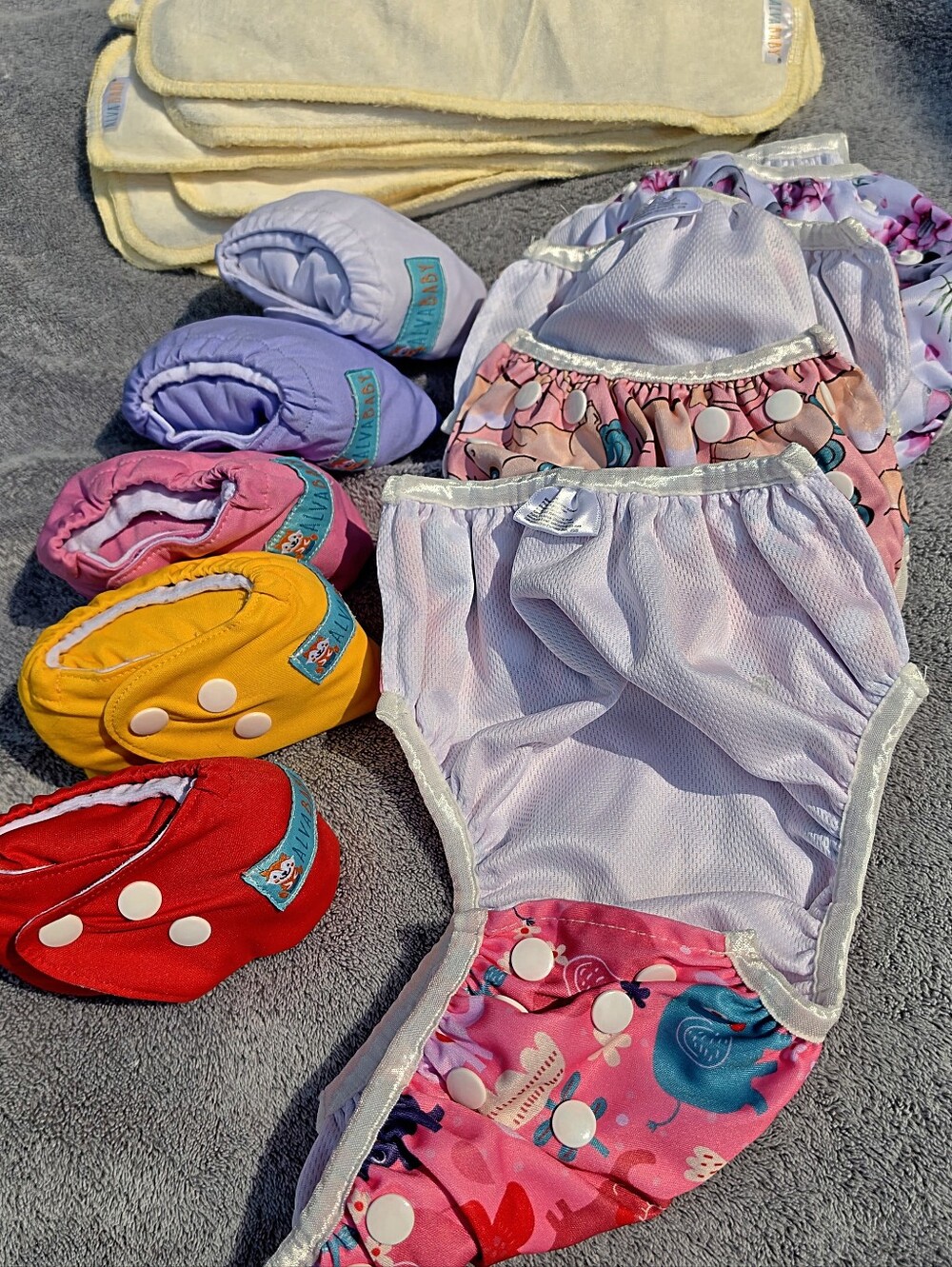 Reusable Kids Diaper Set - Multi Color